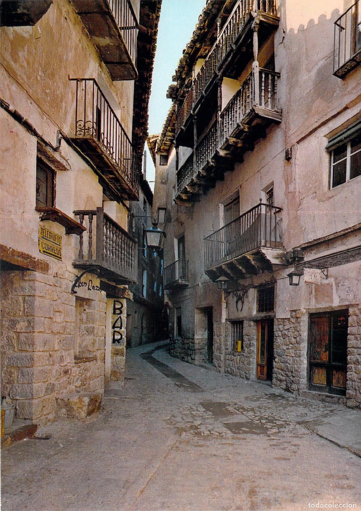 Postales: Postal Albarrac&iacute;n Teruel T&iacute;pica Calle del Portal de Molina