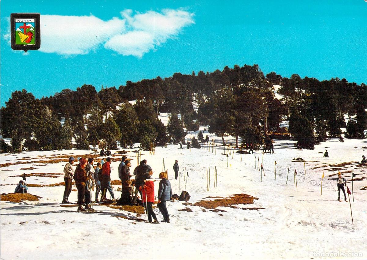 Postales: Postal Nuria Pirineo Catal&aacute;n Pistas Bosques de la Virgen