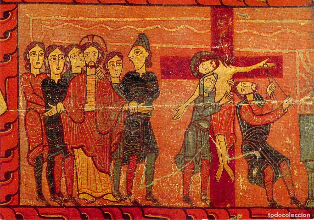 Postales: Postal de Arte Rom&aacute;nico: Costado de Altar de Sag&agrave;s, Museo de Solsona