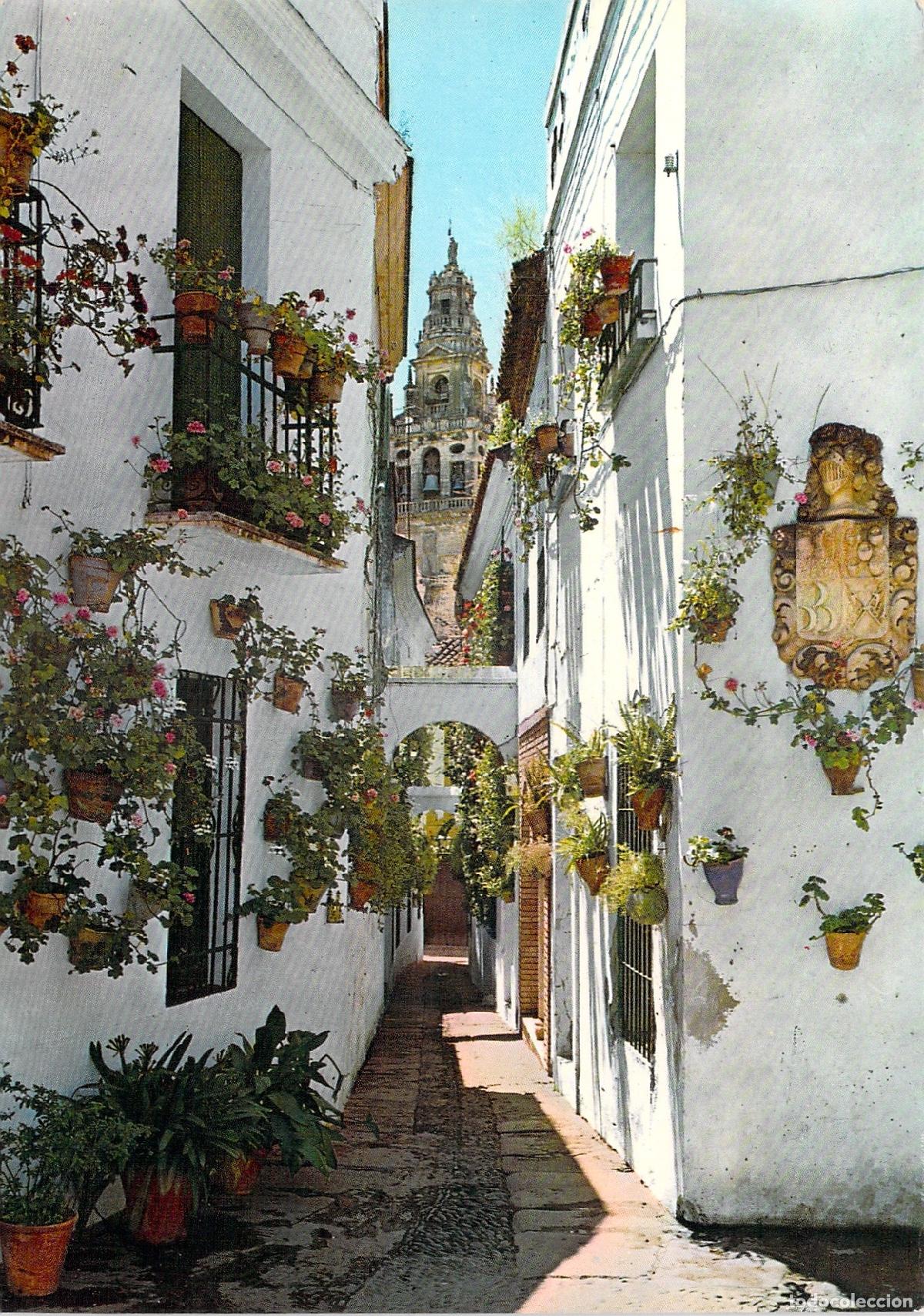 Postales: Postal de la Calleja de las Flores en C&oacute;rdoba