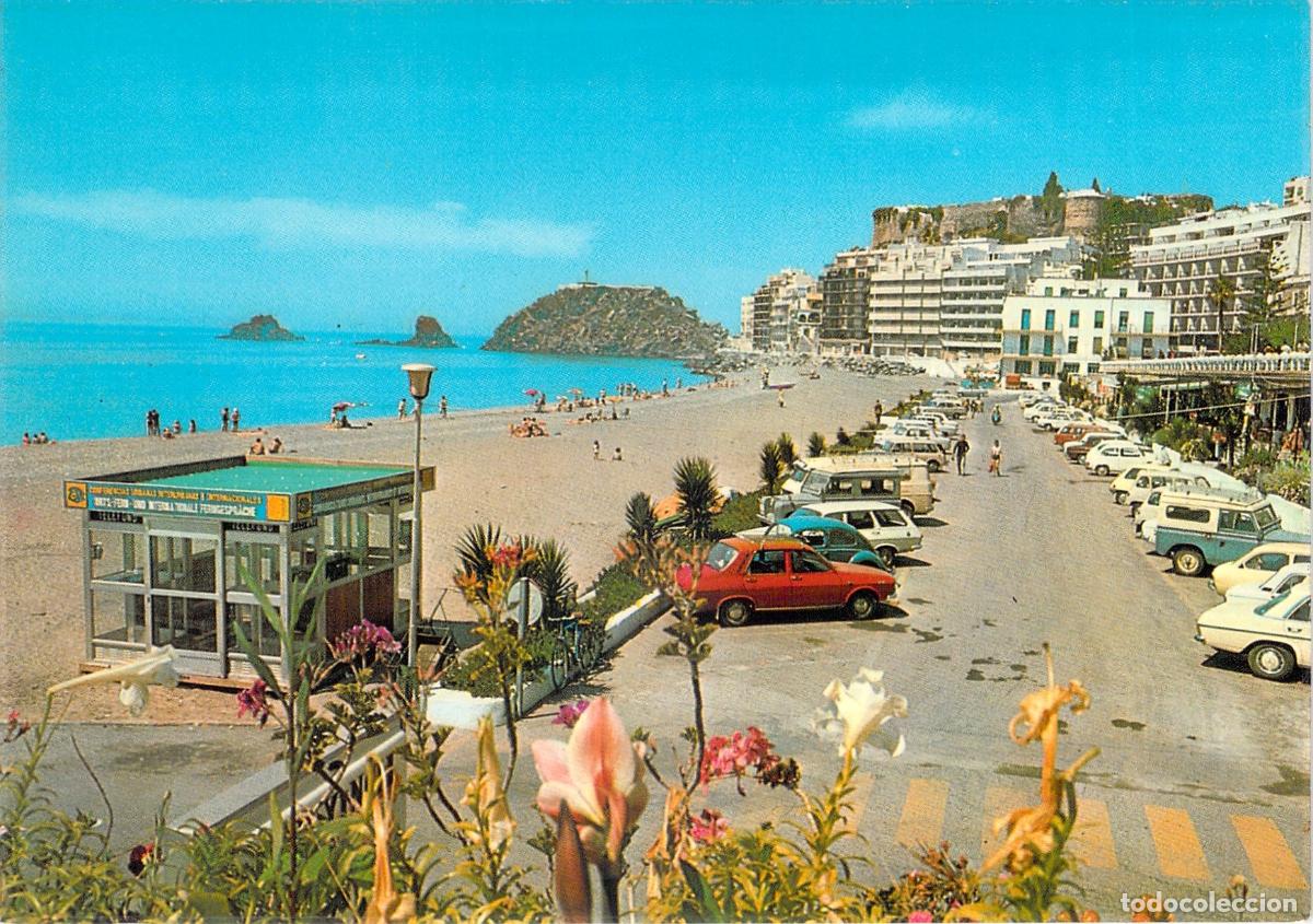 Postales: Postal Almu&ntilde;&eacute;car Playa Puerta del Mar Costa del Sol Granada