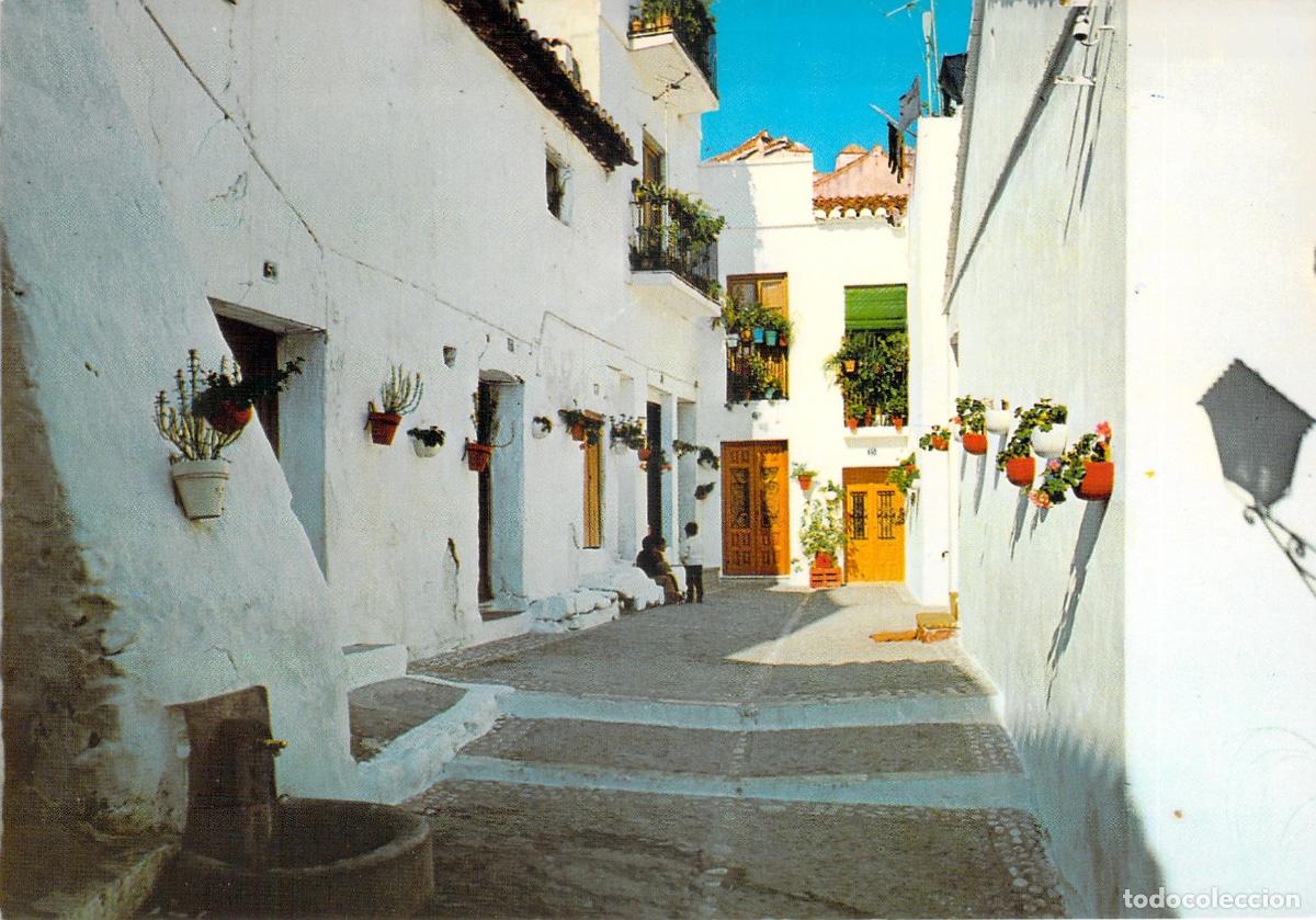 Postales: Postal Almu&ntilde;&eacute;car Calle T&iacute;pica Tr&oacute;pico de Europa Granada