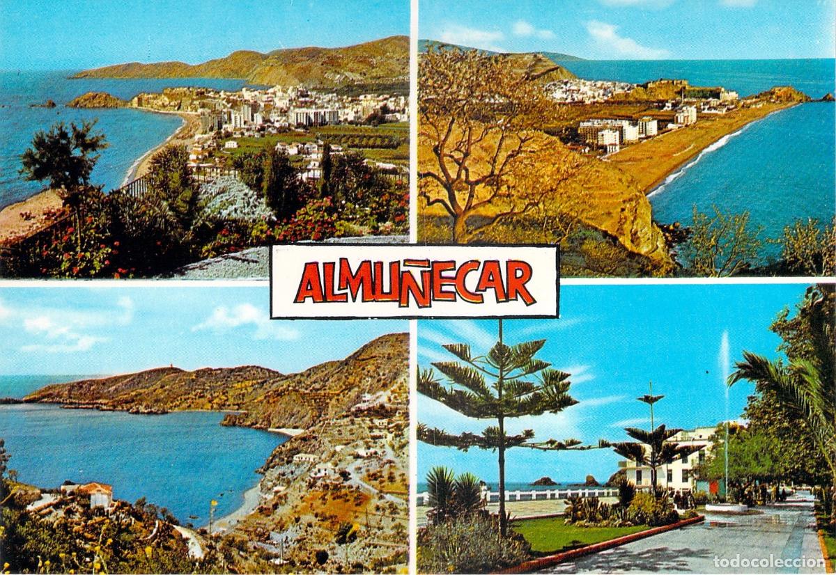 Postales: Postal Tur&iacute;stica Multivista de Almu&ntilde;&eacute;car, Granada