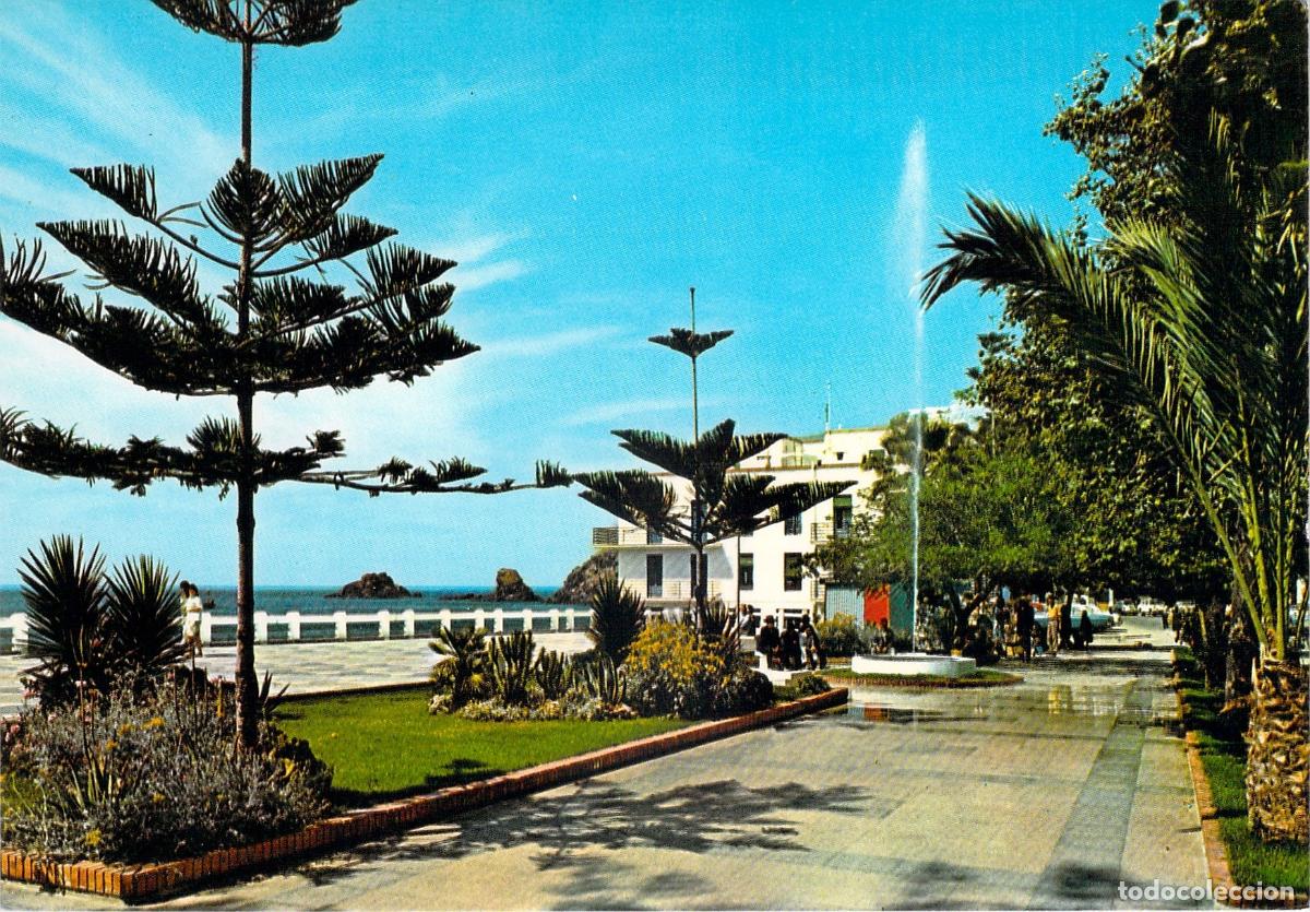 Postales: Postal de Almu&ntilde;&eacute;car - Paseo del Altillo y Costa Tropical