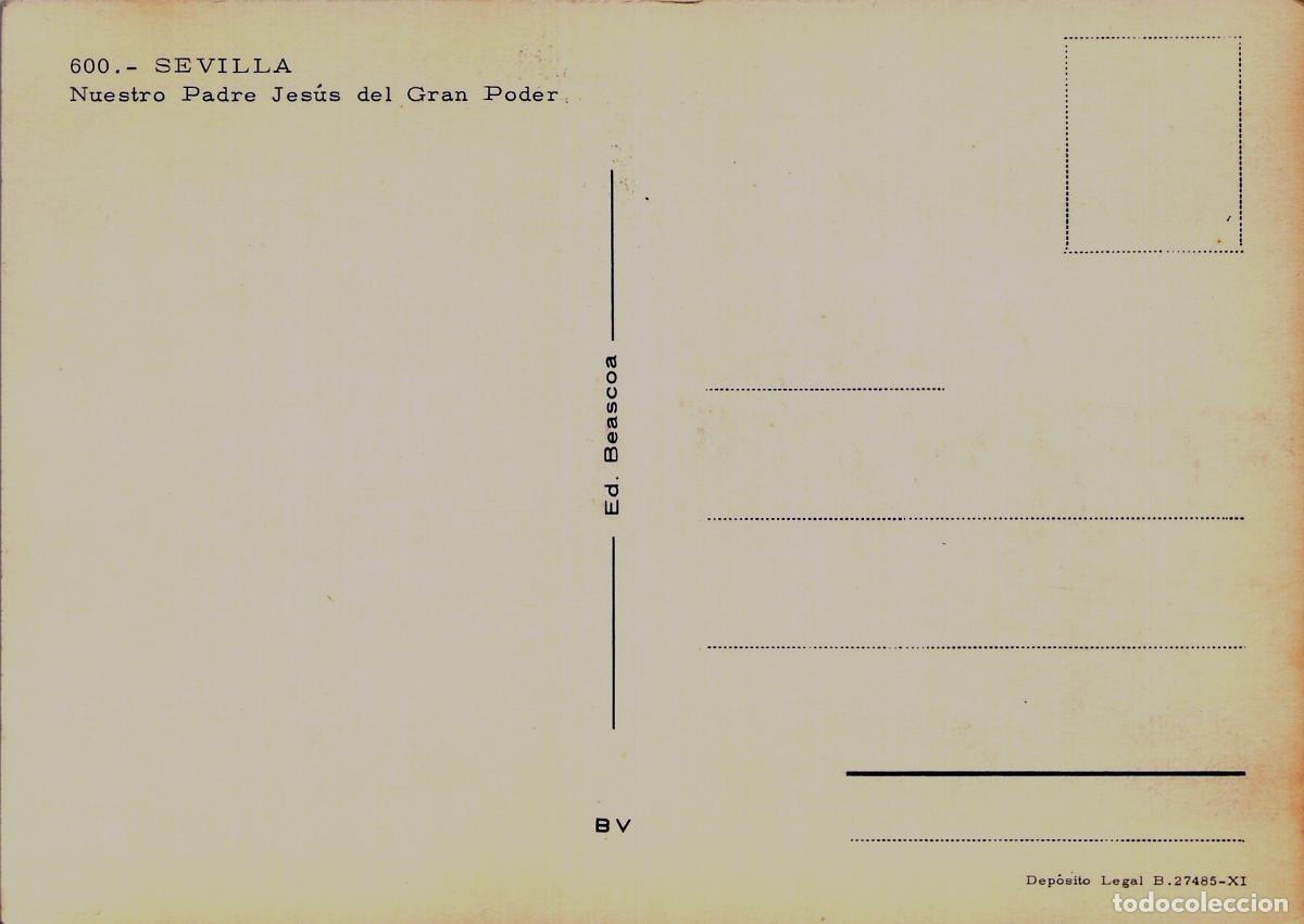 Postales: Postal de Sevilla Nuestro Padre Jes&uacute;s del Gran Poder - Foto 2