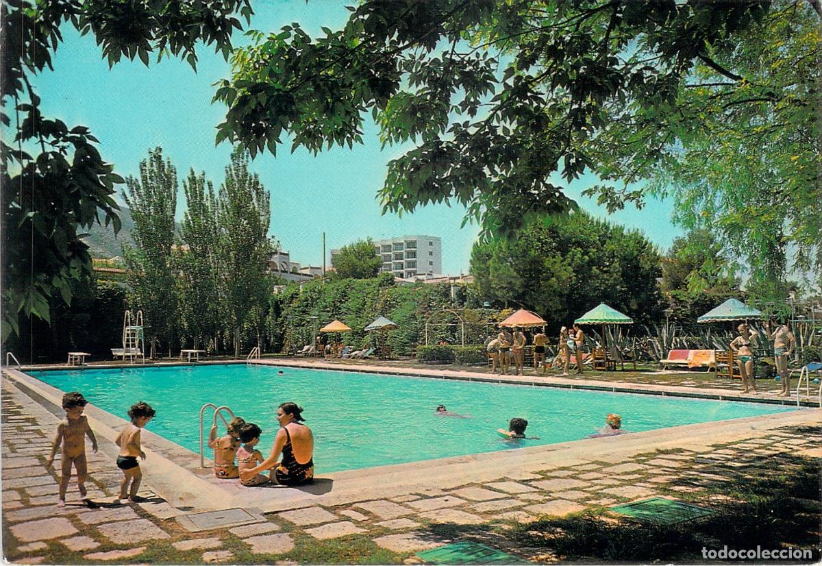 Postales: Postal Piscina Residencia Banco de Vizcaya Alfaz del Pi Alicante
