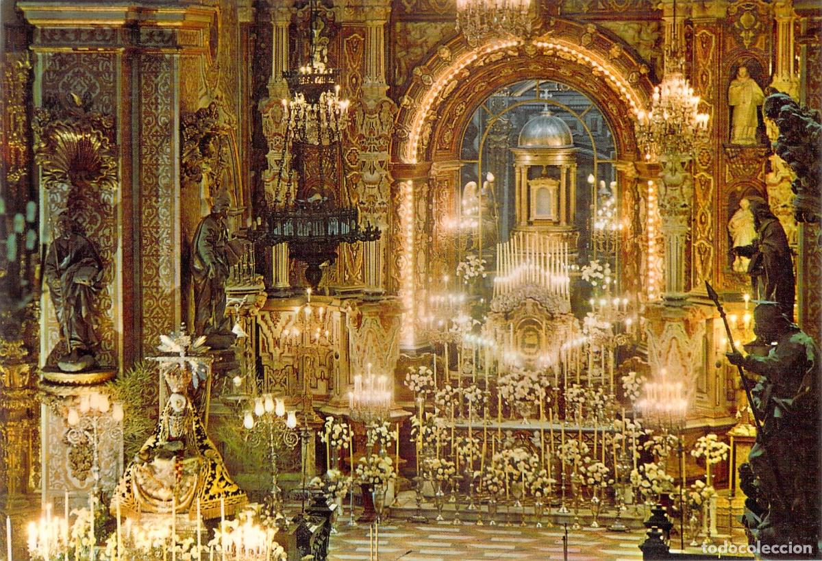 Postales: Postal Granada Virgen de las Angustias Altar Mayor