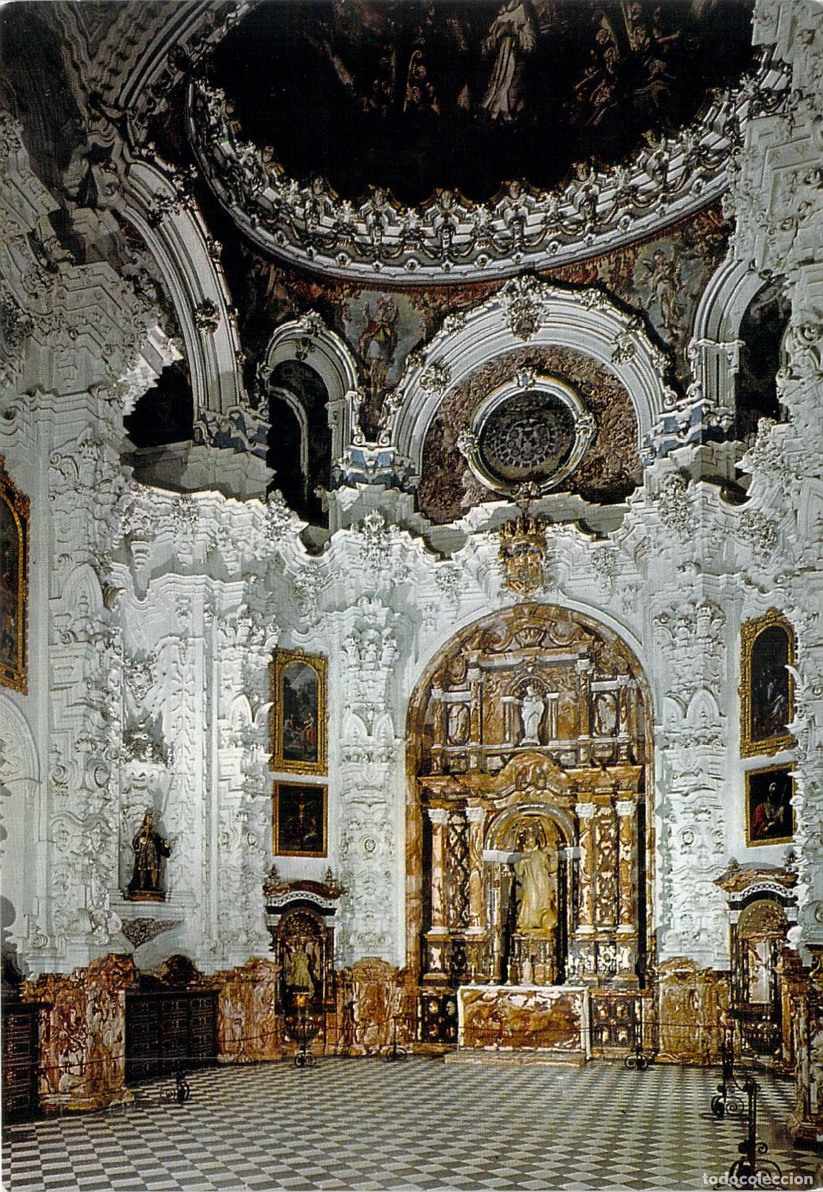 Postales: Postal de la Sacrist&iacute;a de la Cartuja en Granada