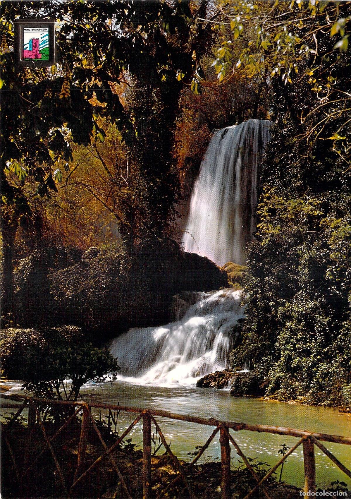 Postales: Postal Monasterio de Piedra Zaragoza Cascada Caprichosa