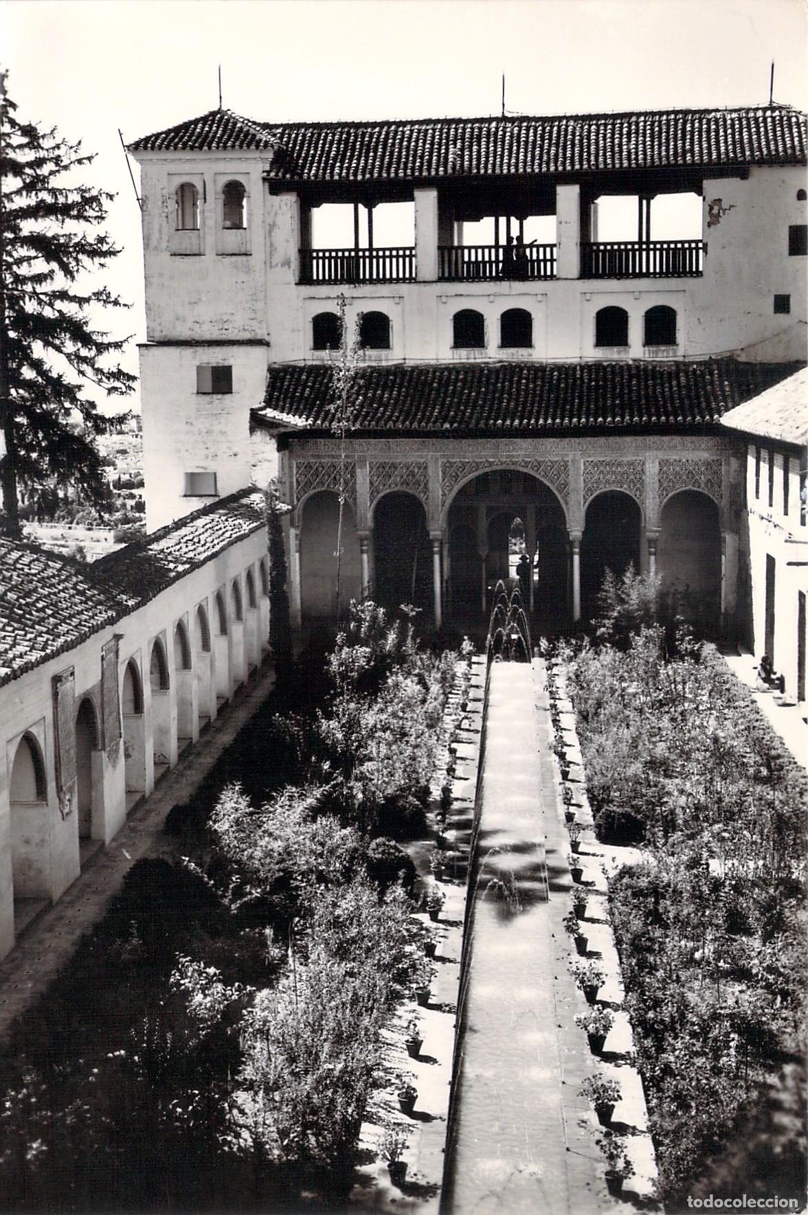 Postales: Postal El Generalife Patio de la Acequia Granada