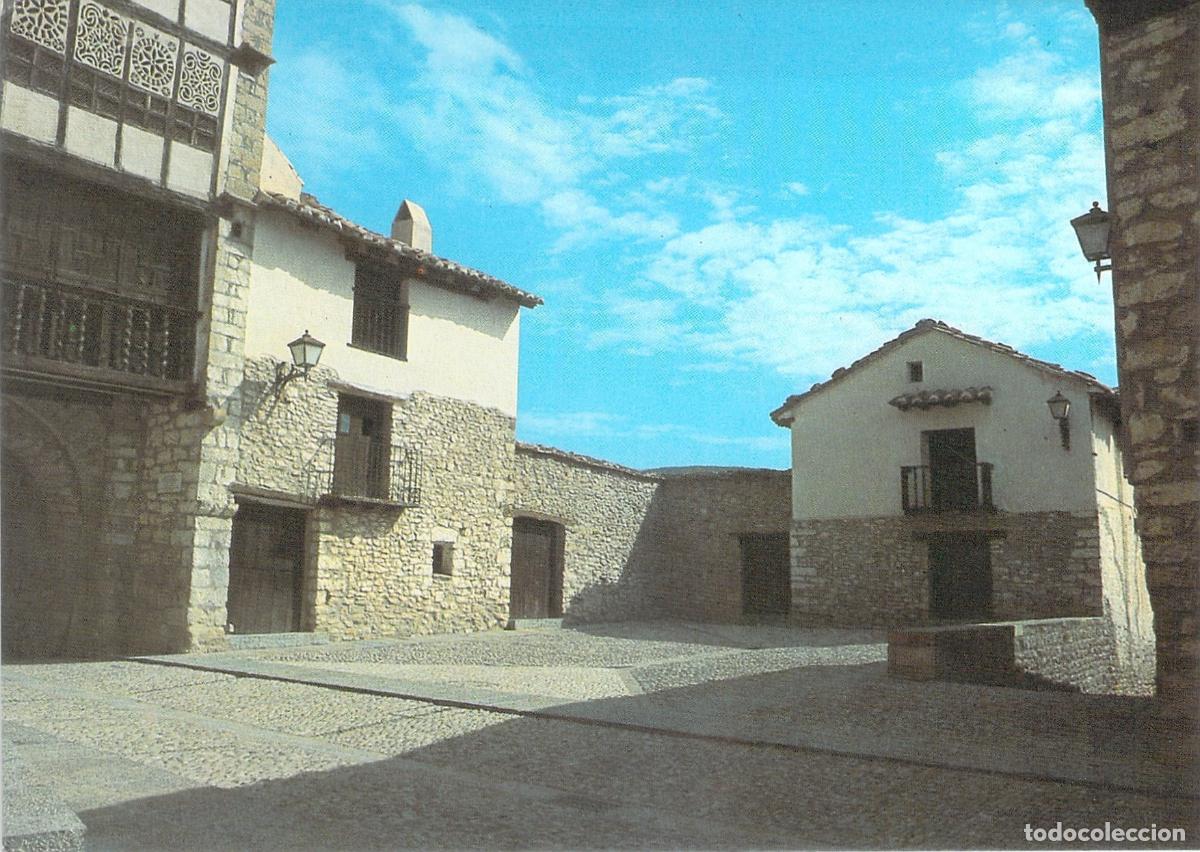 Postales: Postal de la Plaza de Mirambel, Teruel