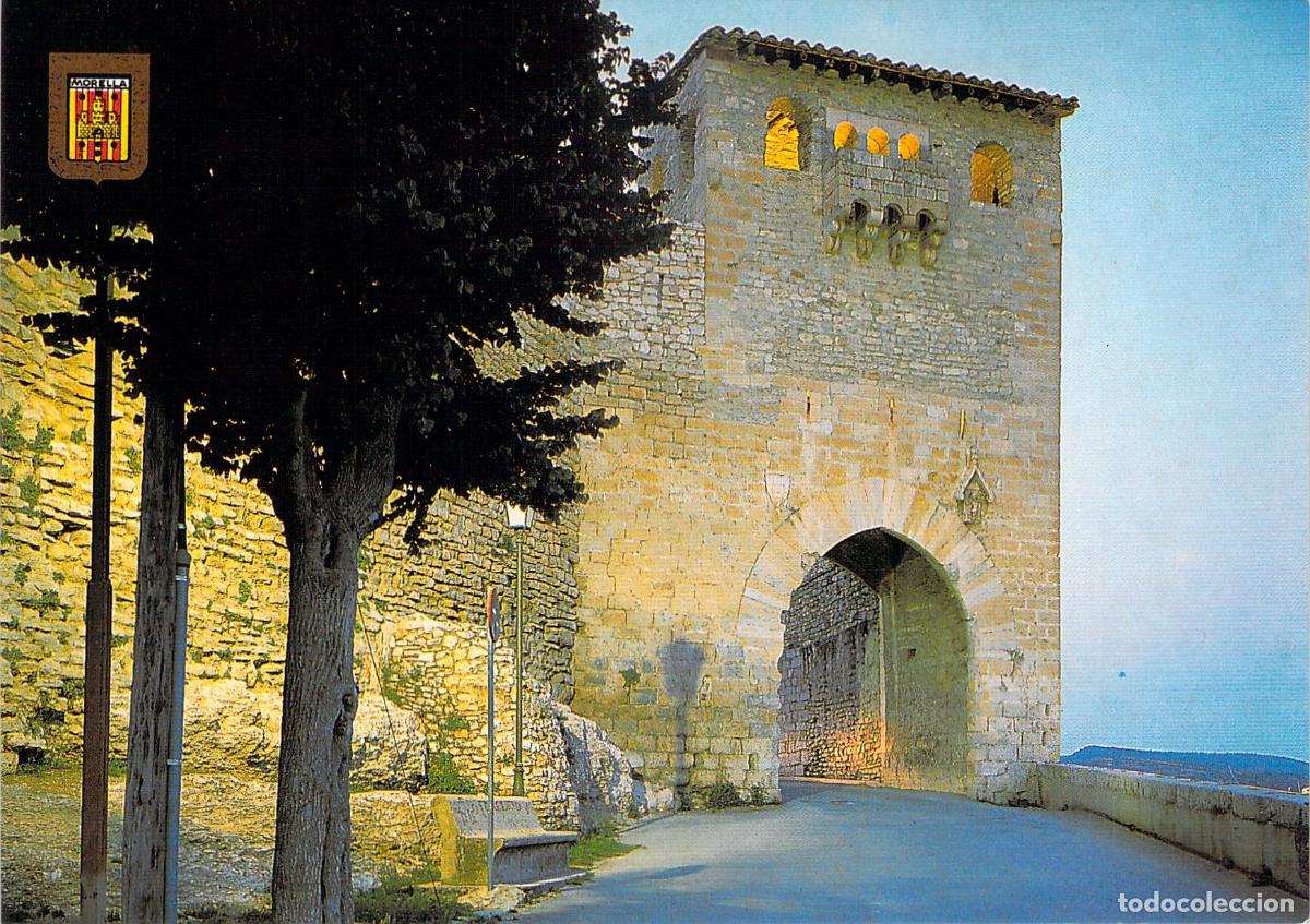 Postales: Postal Puerta de San Mateo en Morella Castell&oacute;n