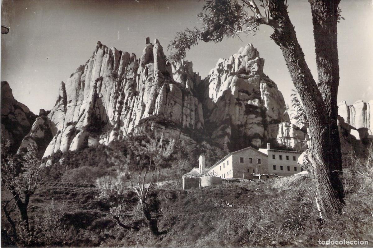 Postales: Postal del Monasterio de Santa Cecilia en Montserrat