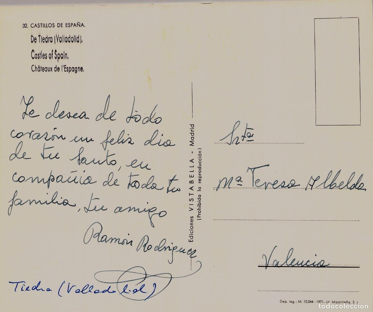 Postales: Postal del Castillo de Tiedra en Valladolid - Foto 2