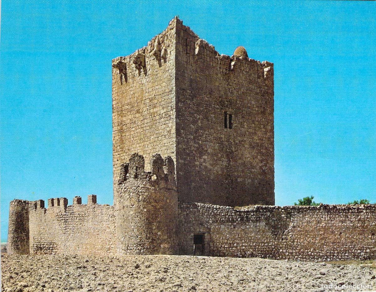 Postales: Postal del Castillo de Tiedra en Valladolid