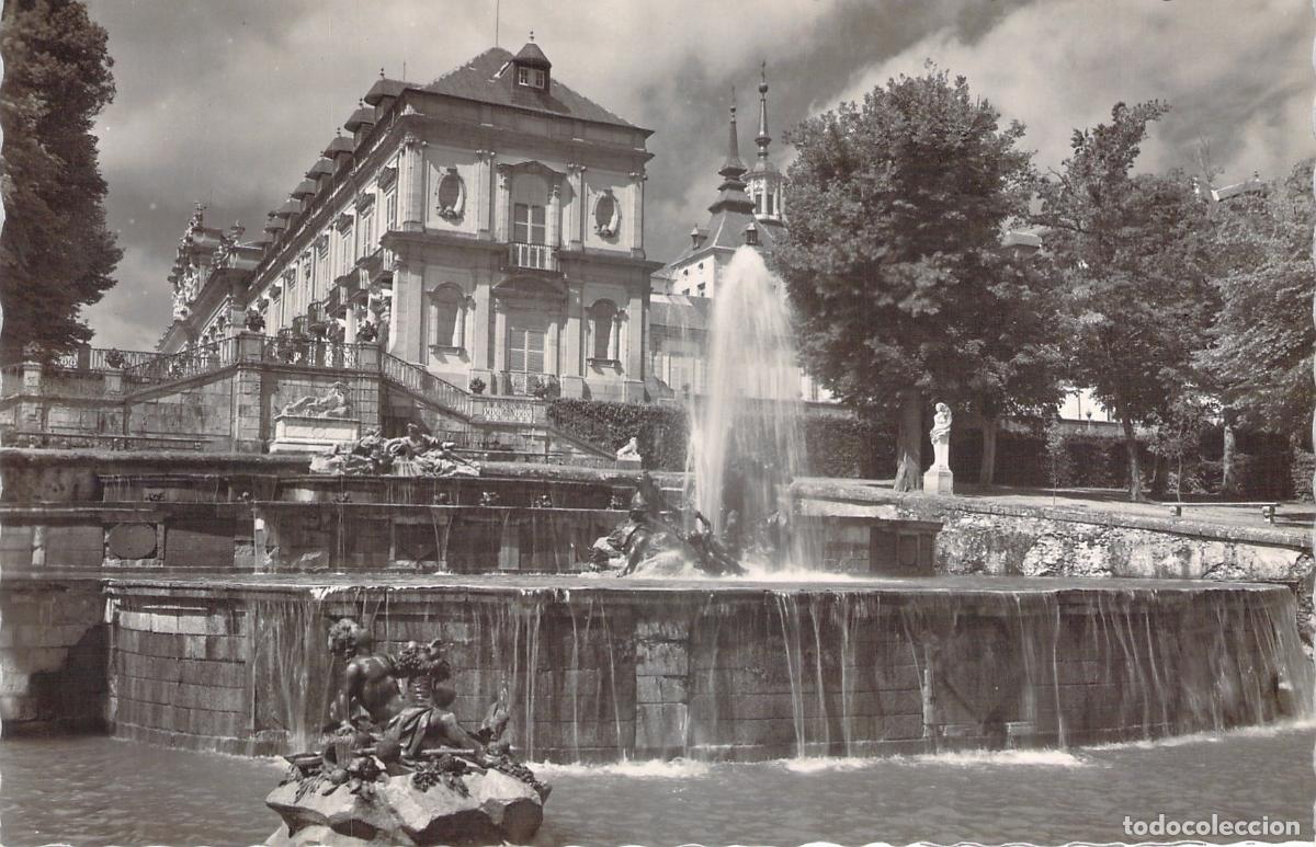 Postales: Postal Palacio y Fuente de la Selva en La Granja de San Ildefonso, Segovia