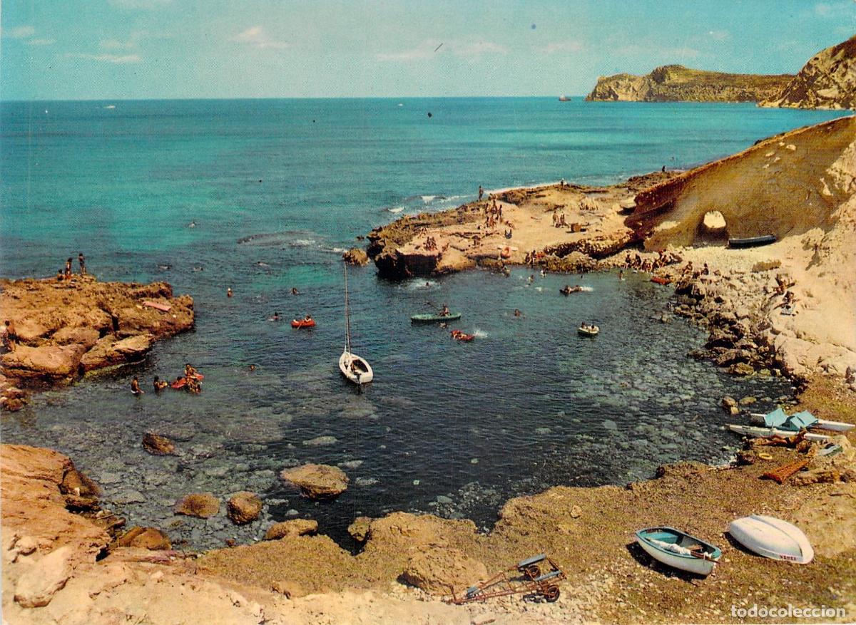 Postales: Postal de J&aacute;vea, Cala Peque&ntilde;a en Alicante, Costa Blanca