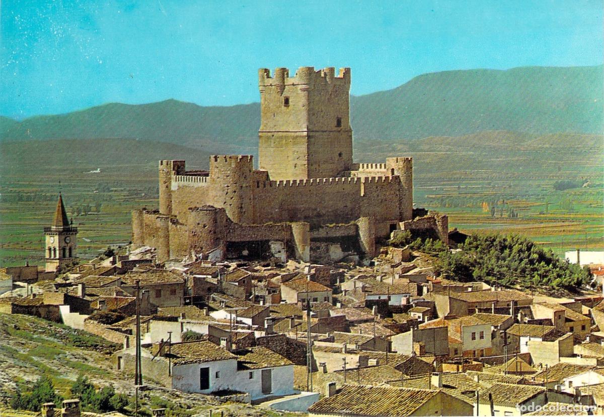 Postales: Postal Castillo de la Atalaya Villena Alicante Monumento Nacional