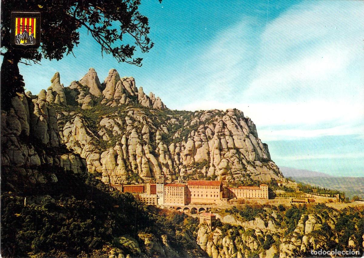 Postales: Postal Monasterio de Montserrat desde el Camino de San Miguel