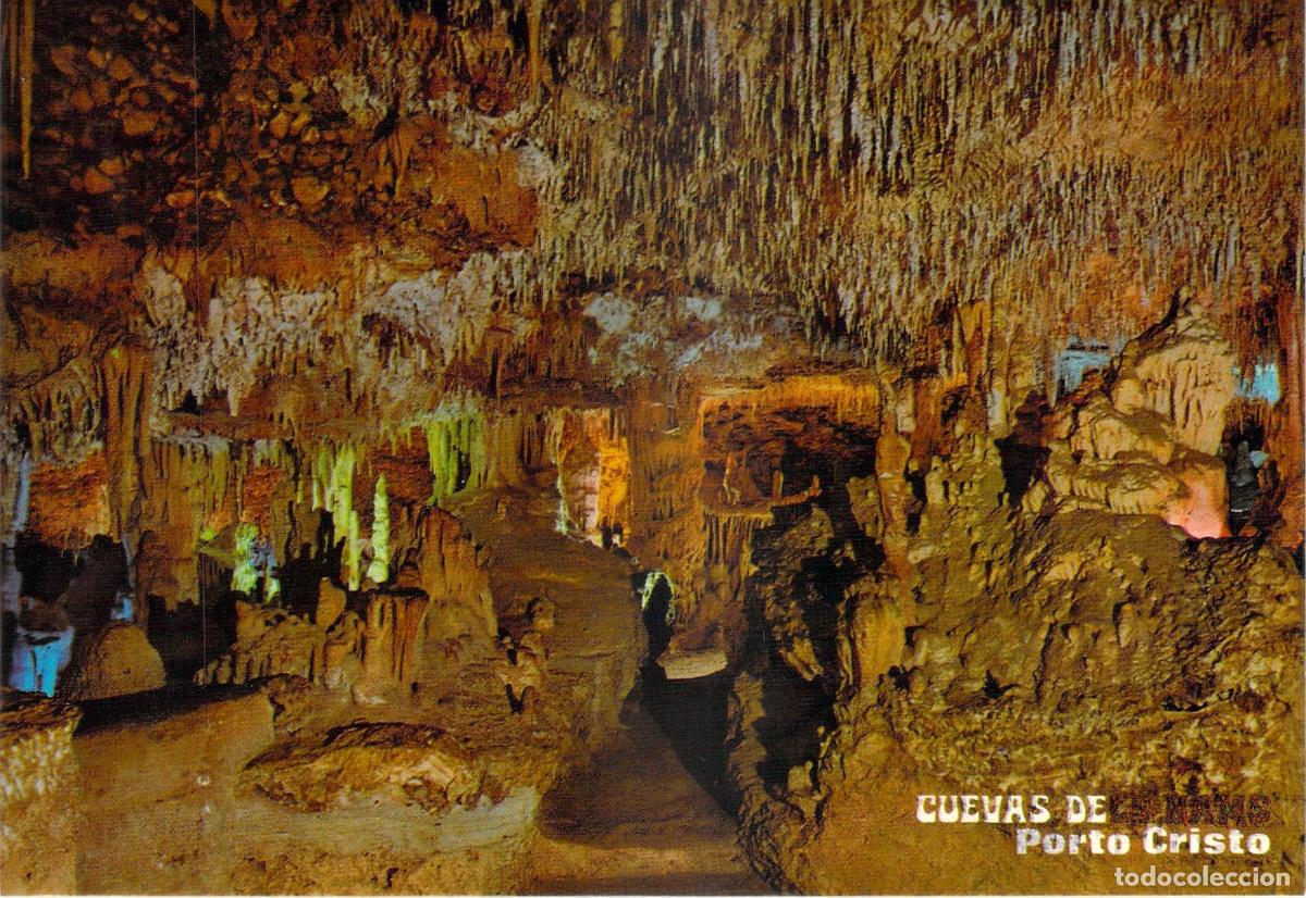 Postales: Postal de las Cuevas dels Hams en Porto Cristo, Mallorca