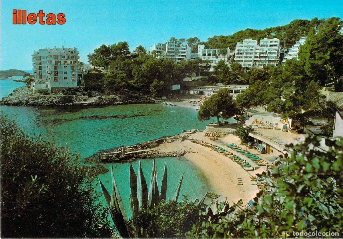Postales: Postal de Illetas Mallorca Vista de la Playa y Costa