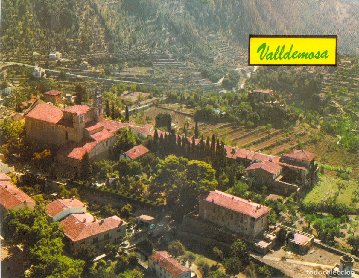 Postales: Postal de la Vista A&eacute;rea de Valldemossa, Mallorca