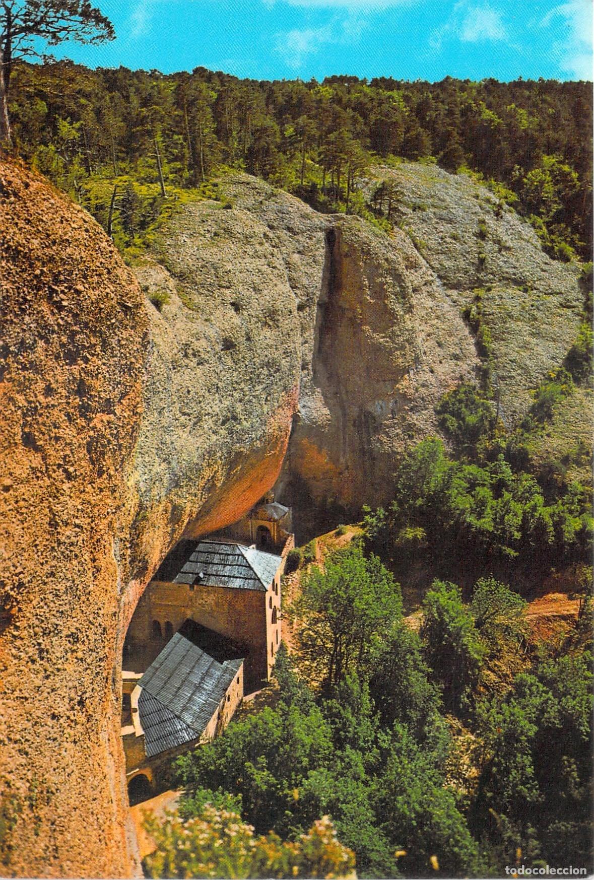 Postales: Postal de San Juan de la Pe&ntilde;a desde el Mirador de San Voto, Huesca