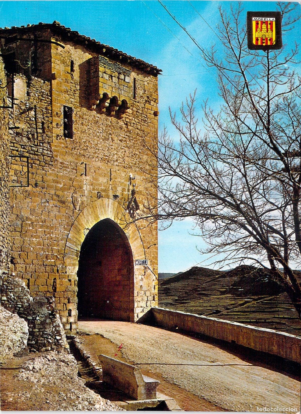 Postales: Postal Puerta de San Mateo en Morella, Castell&oacute;n