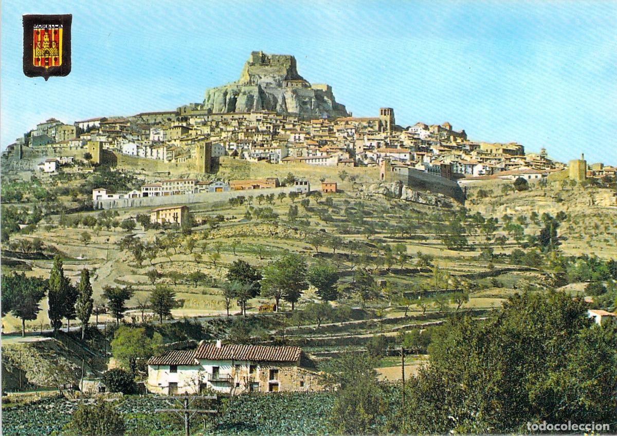 Postales: Postal de la Vista General y Castillo de Morella, Castell&oacute;n