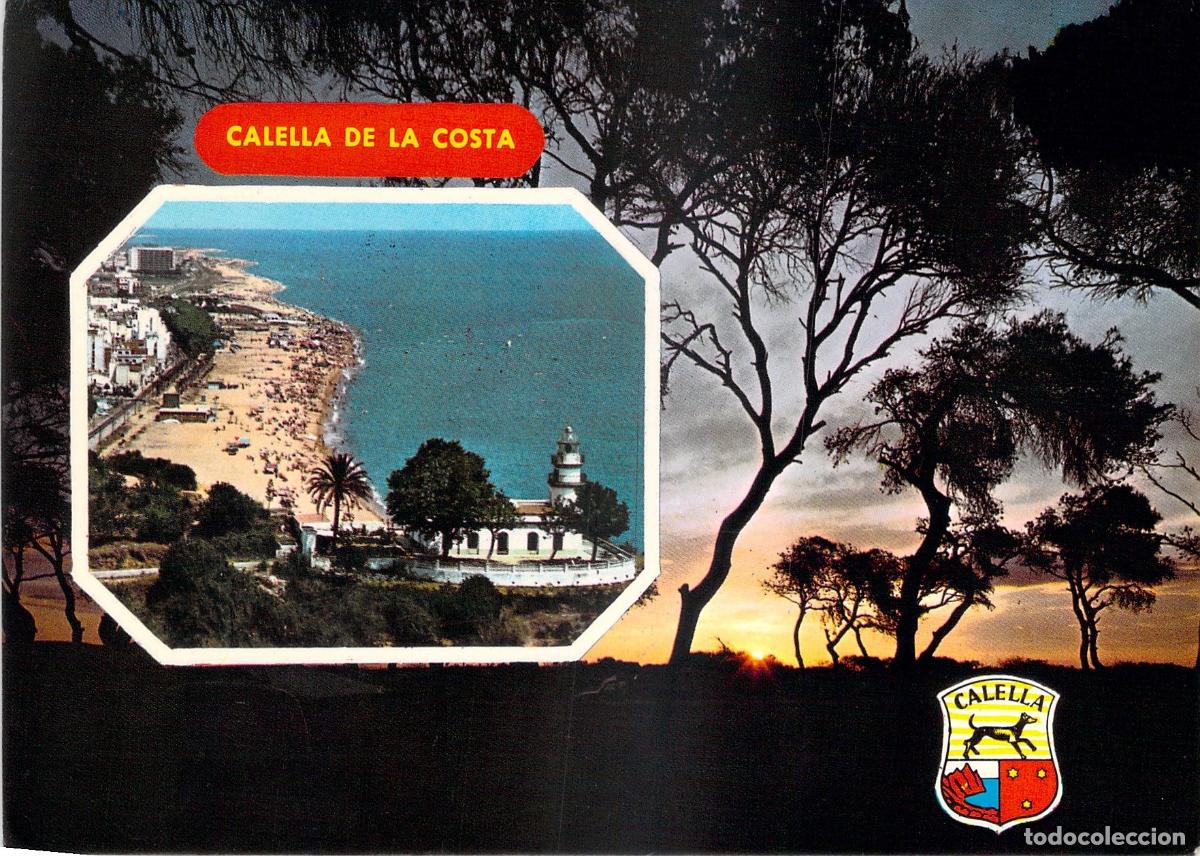 Postales: Postal de Calella de la Costa con Vista del Faro y Playa