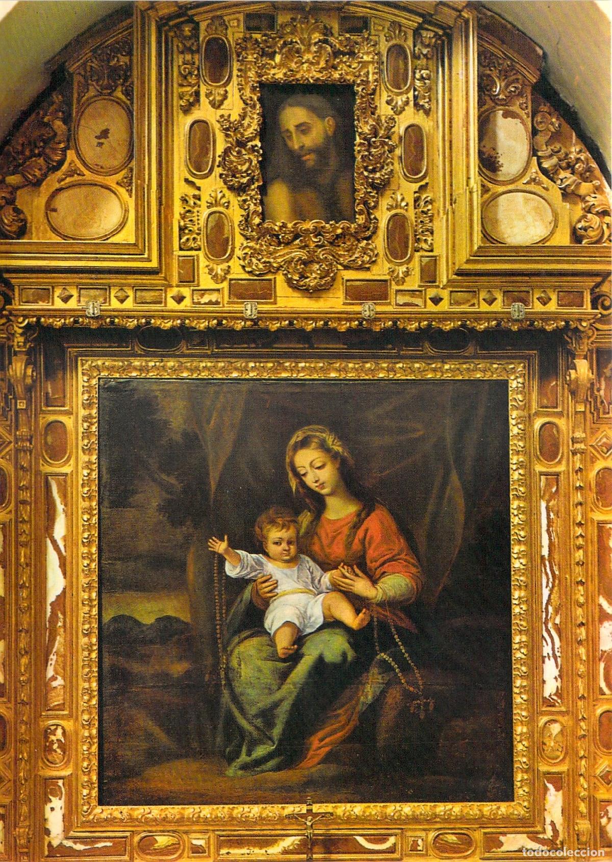 Postales: Postal de Granada, La Cartuja: Virgen del Rosario de Bocanegra
