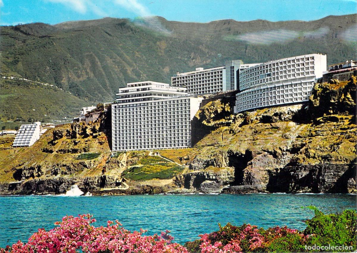 Postales: Postal Puerto de la Cruz Tenerife Hoteles en la Costa