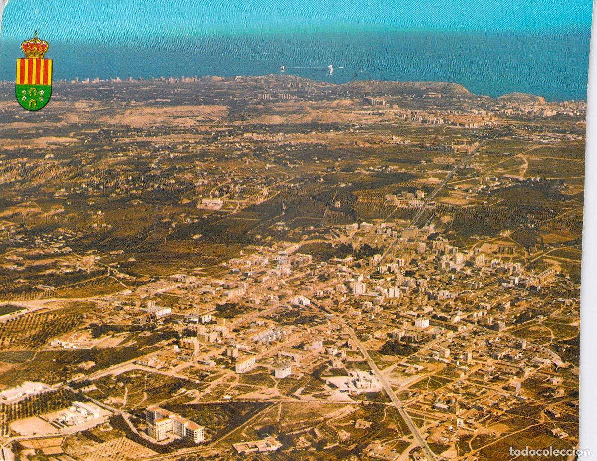 Postales: Postal de Vista A&eacute;rea de San Vicente del Raspeig y Playa de San Juan