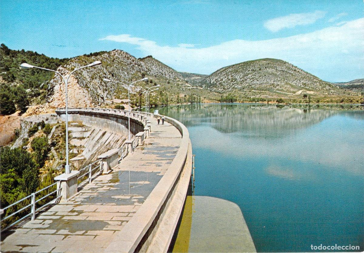 Postales: Postal de la Presa y Pantano de Gallipu&eacute;n en Alcorisa Teruel