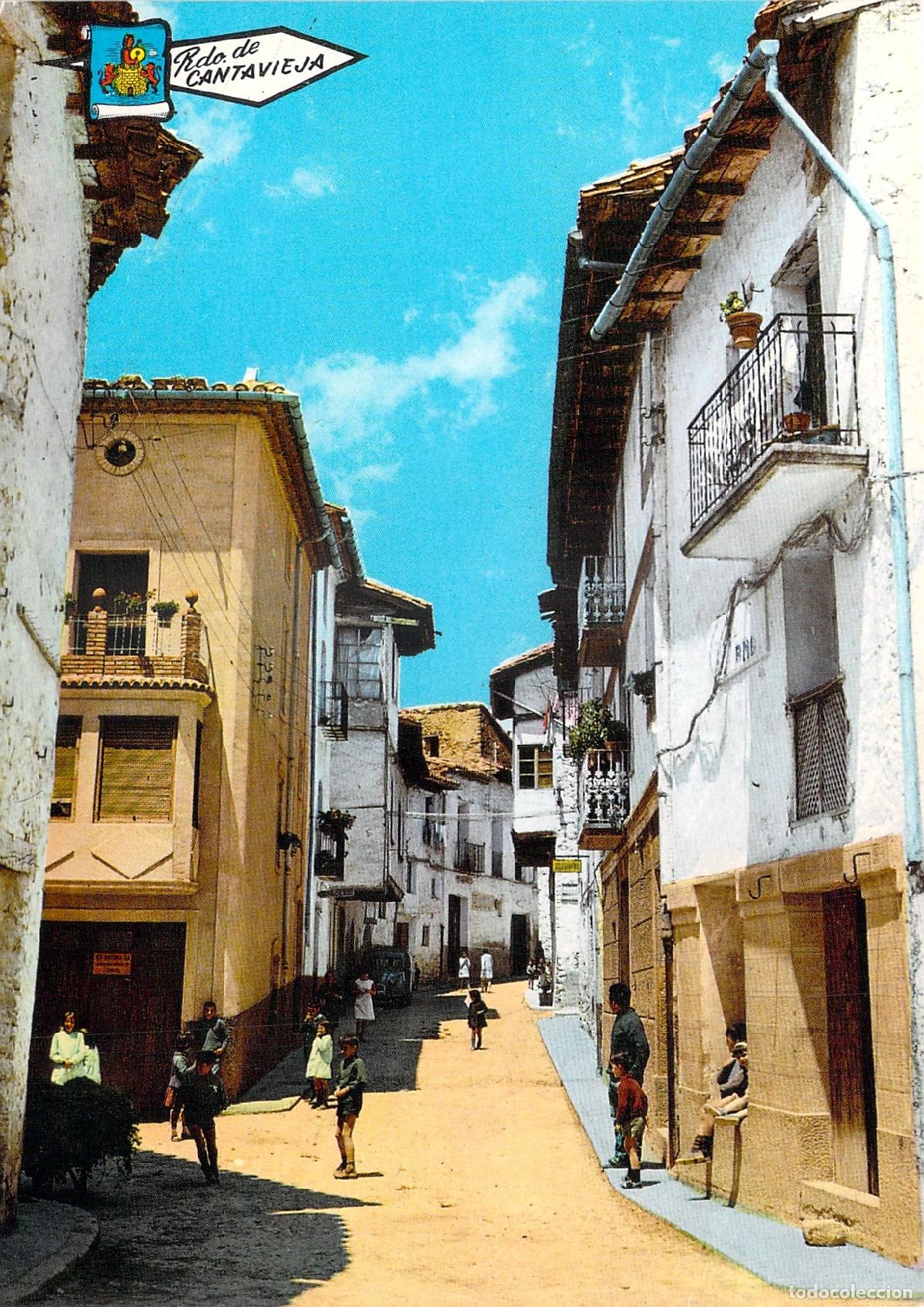 Postales: Postal de Cantavieja, Teruel - Vista de la Calle Mayor