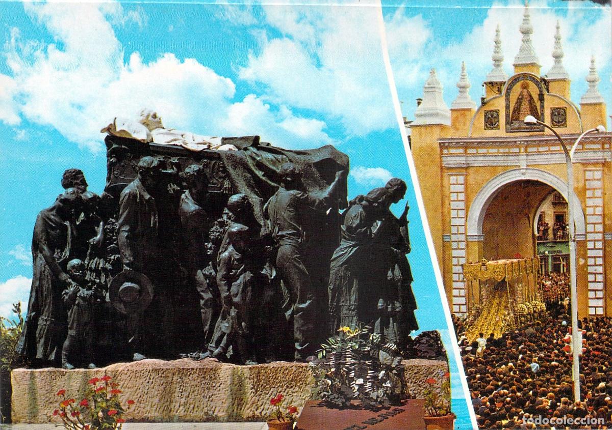 Postales: Postal de Sevilla: Mausoleo de Joselito y Virgen de la Macarena