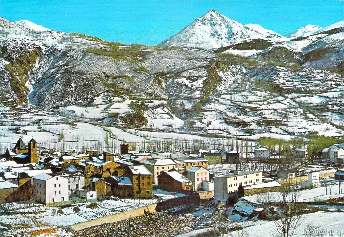 Postales: Postal de Benasque y Picos Cerler y Gallinero, Pirineo Aragon&eacute;s