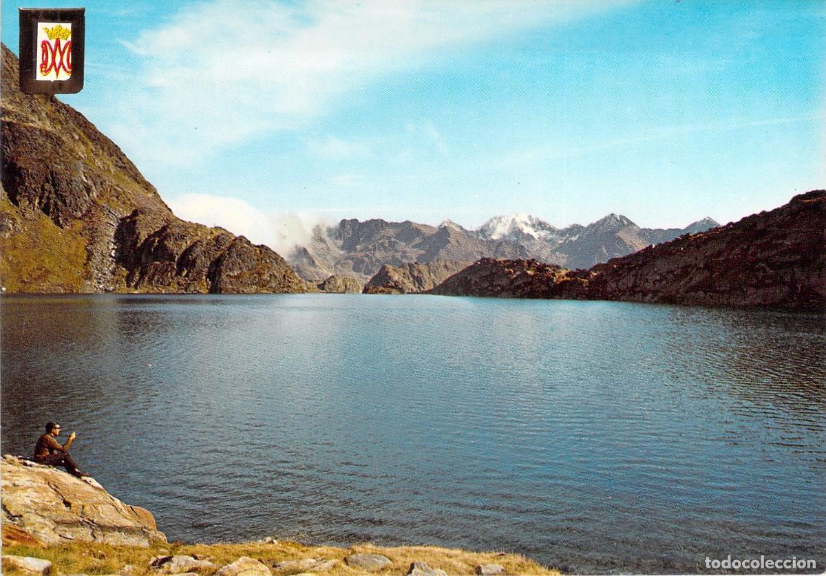 Postales: Postal Lago Certescans y Pico Sollo, Pirineo Catal&aacute;n