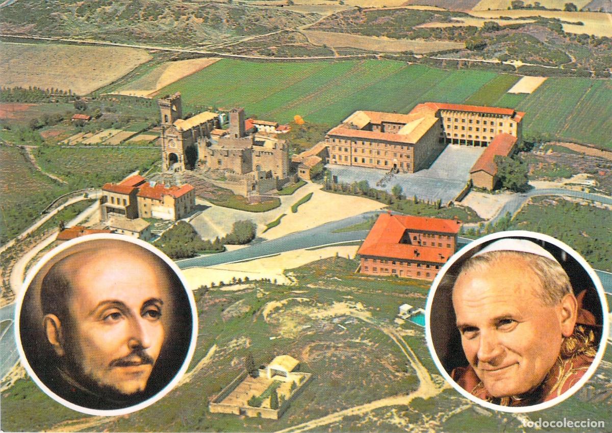 Postales: Postal Castillo de Javier Navarra Visita de Papa Juan Pablo II
