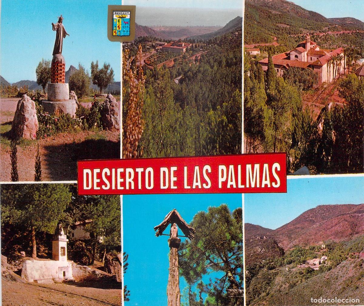 Postales: Postal de Benicasim - Vistas del Desierto de las Palmas y Monasterio