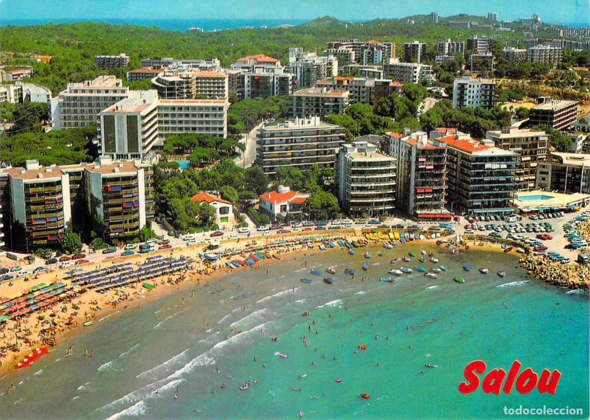 Postales: Postal de Salou Costa Dorada Tarragona Vista A&eacute;rea de la Playa