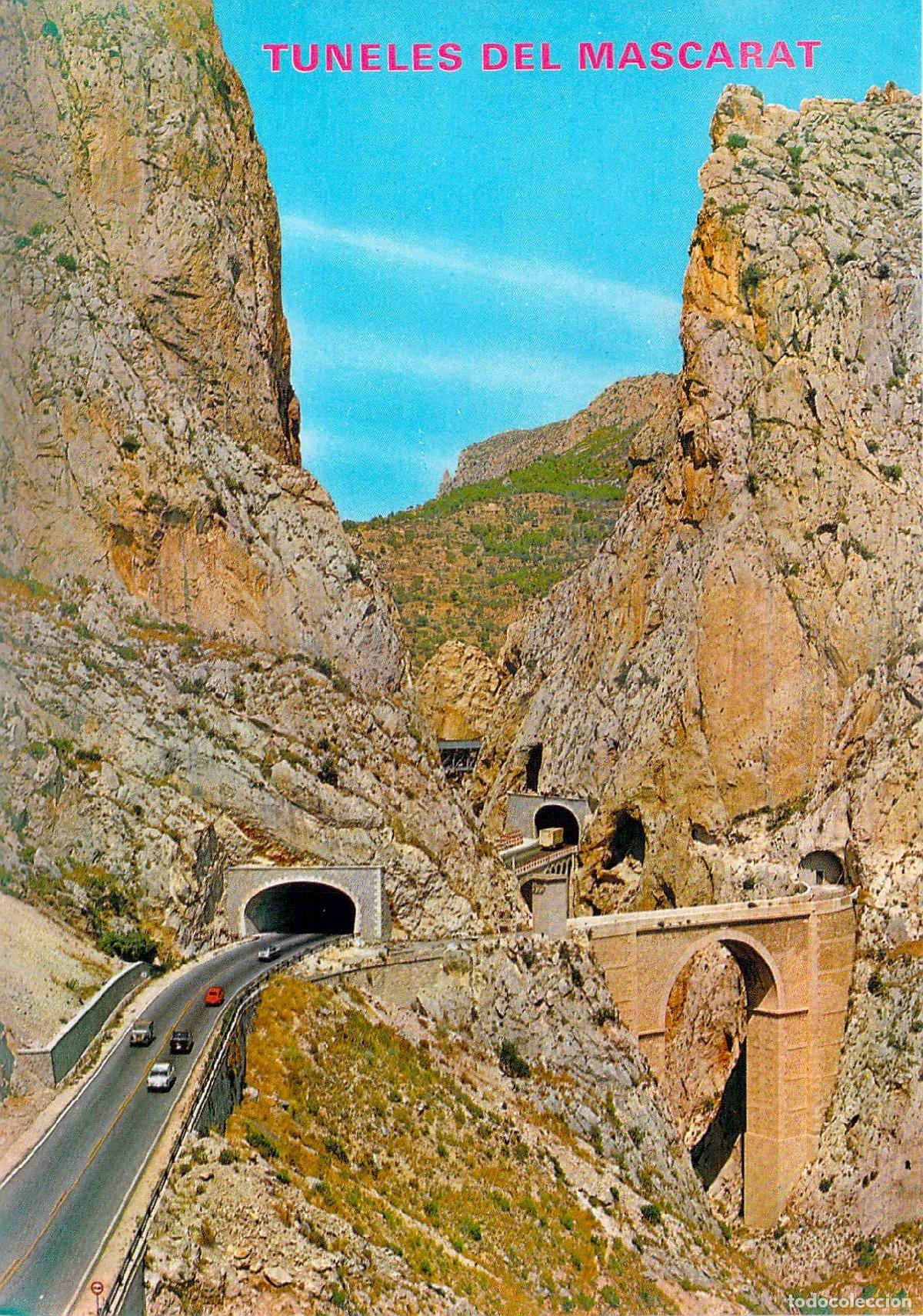 Postales: Postal de los T&uacute;neles del Mascarat, Altea - Calpe, Alicante