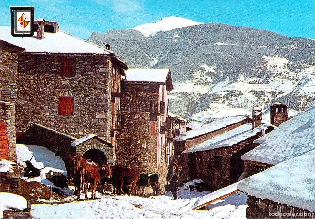 Postales: Postal Queralbs Girona Pirineo Catal&aacute;n Vista Parcial con Nieve