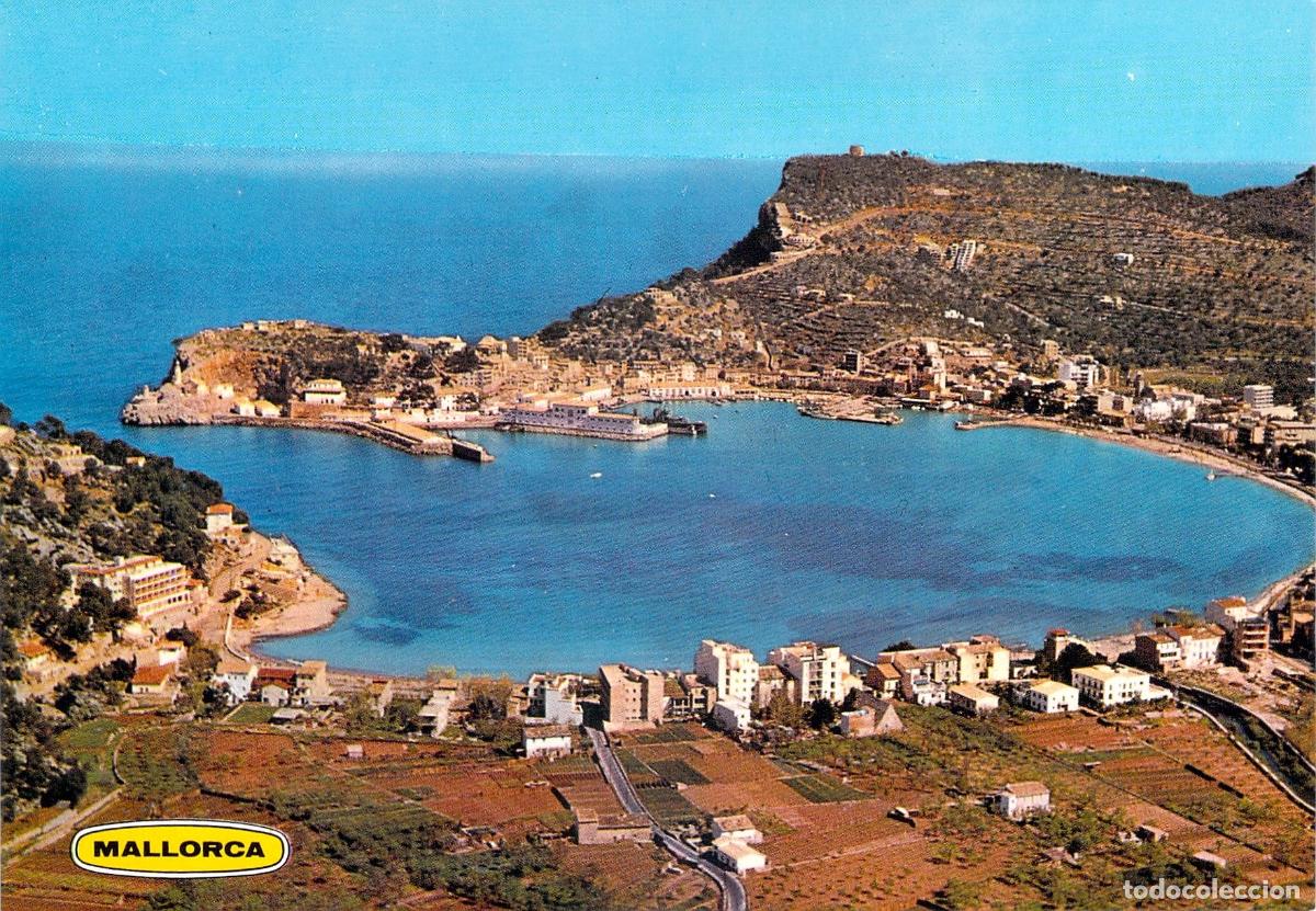 Postales: Postal de Mallorca - Vista A&eacute;rea del Puerto de S&oacute;ller