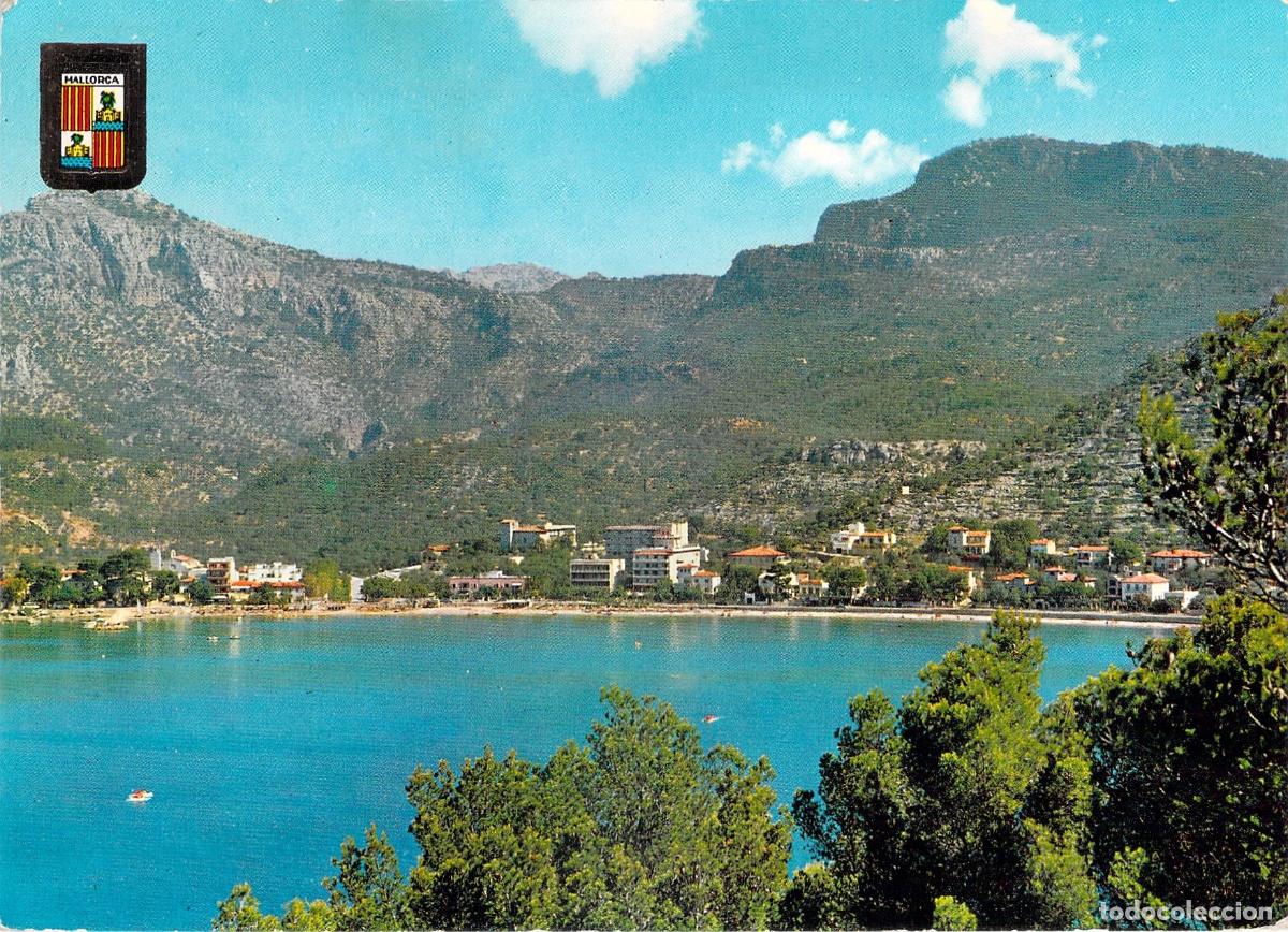 Postales: Postal de Mallorca Puerto de S&oacute;ller Vista Parcial de la Bah&iacute;a