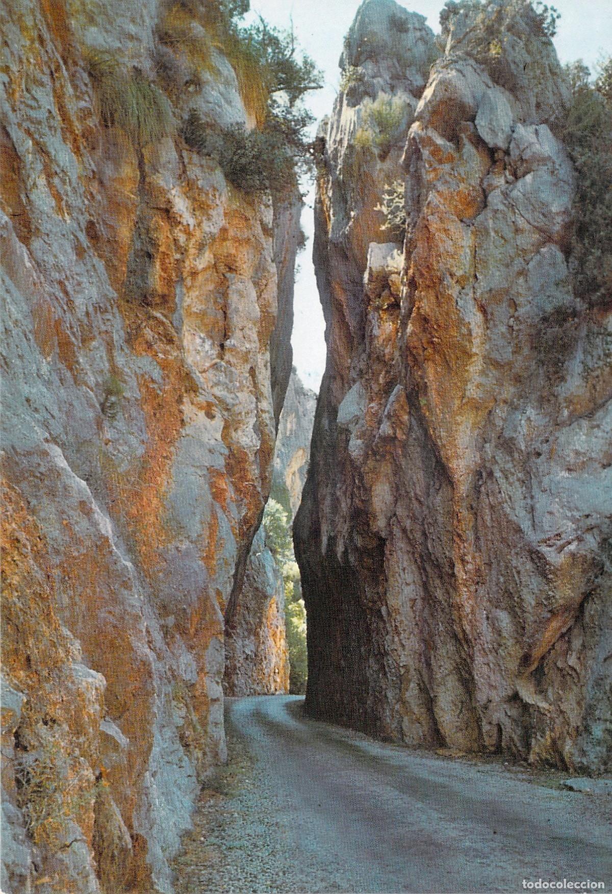 Postales: Postal Carretera de Sa Calobra Mallorca Desfiladero