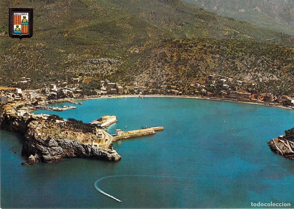 Postales: Postal de Vista A&eacute;rea del Puerto de S&oacute;ller, Mallorca
