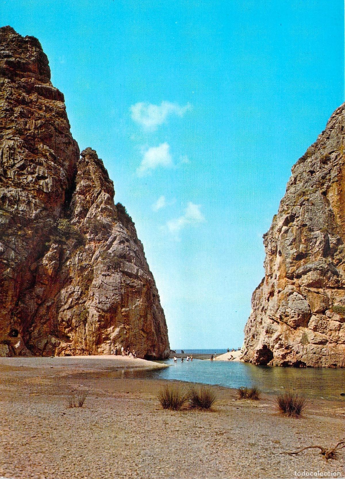 Postales: Postal La Calobra Desembocadura del Torrente de Pareys Mallorca