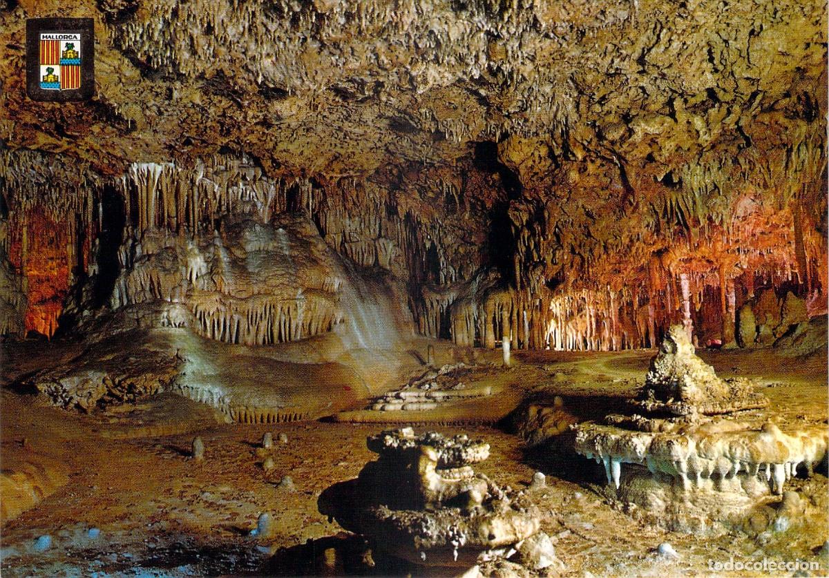 Postales: Postal Mallorca Cuevas dels Hams Porto Cristo Sala Dos de Marzo
