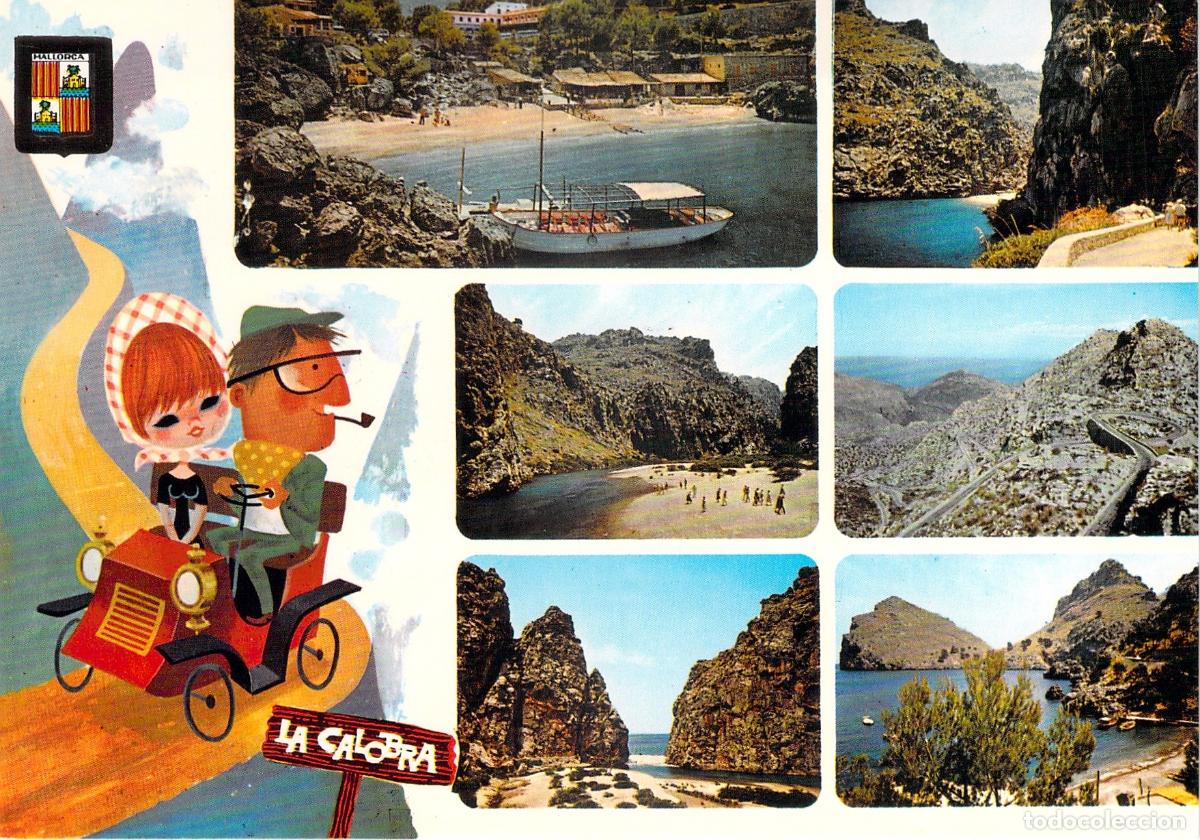 Postales: Postal Tur&iacute;stica de La Calobra Mallorca Escudo de Oro
